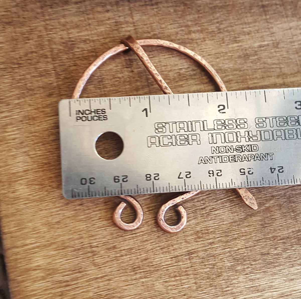 Viking Celtic Brooch Pennanular Copper, Gold or Pewter Cloak Pin