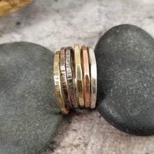 Load image into Gallery viewer, Set of 6 Mixed Metals Stacking Rings