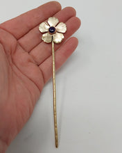 Load image into Gallery viewer, Brass Amethyst Hair Stick