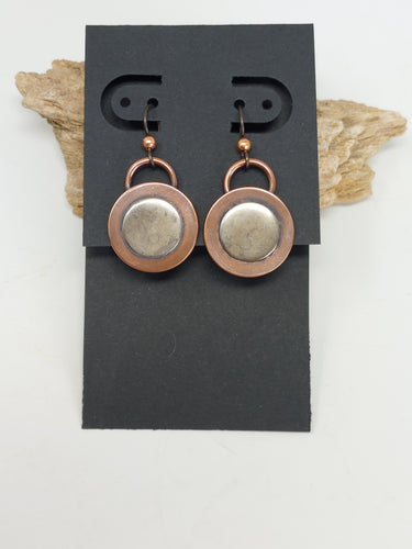 Cute, Small, Lightweight Mixed Metal Earrings