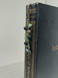 Black and Green Crystals Bookmark