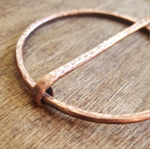 Penannular Pin, Copper Cloak Pin, Celtic Brooch. Viking Scottish SCA LARP Shawl Pin