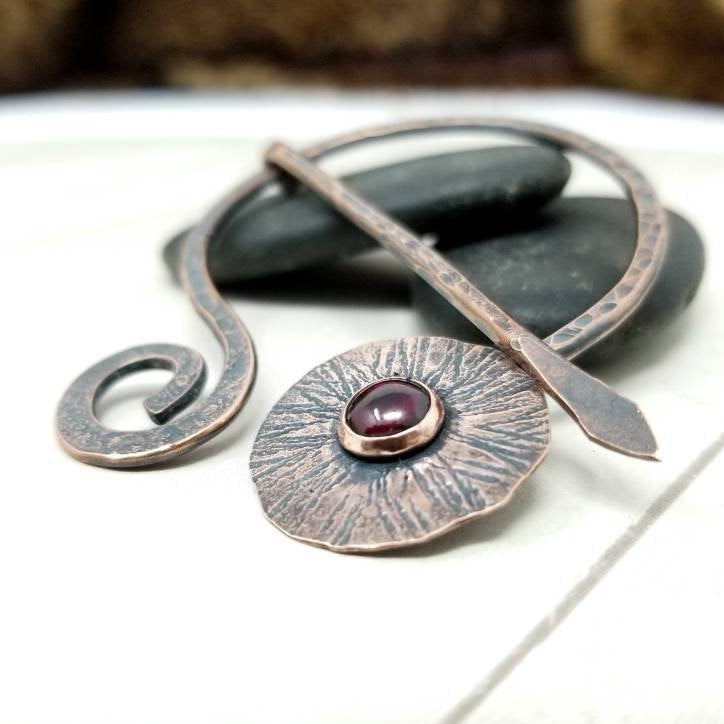 Viking Saxon Bronze Penanular Brooch Cloak Pin
