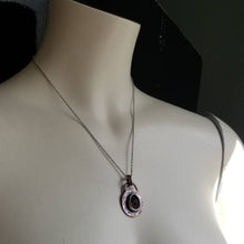 Load image into Gallery viewer, Faceted Smoky Quartz Necklace, Artisan Mixed Metal Handmade Jewelry for Men